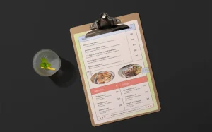 Classic Y2K Cafe Menu