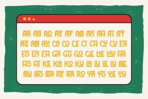 Coachelaz – Retro Font