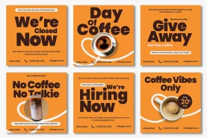 Coffee Grind Instagram Post Template