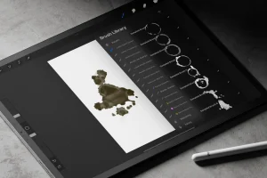 Coffee Stain Procreate Stamp Brushes