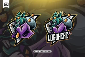 Coin Mouse Mascot Logo Design