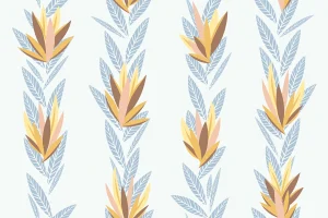 Colorful Foliage Seamless Patterns