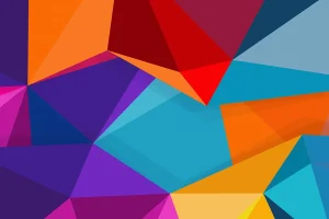 Colorful Polygon Backgrounds