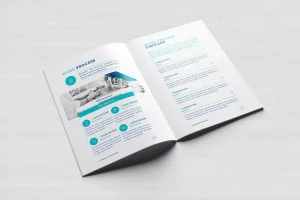 Company Brochure Template | Canva | Docx |ID| PSD