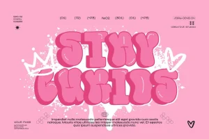 Cornie Ways – 3D Bubble Display Font