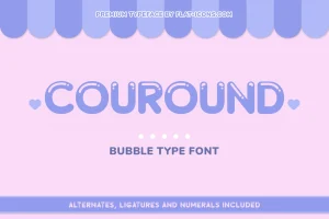 Coround Bubble Font