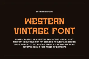 Cowboy Clasico – Western & Vintage Font