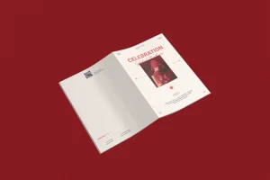 Cream Red Minimalist Fashion Magazine | 003