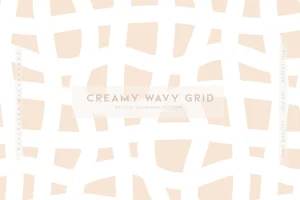 Creamy Wavy Grid
