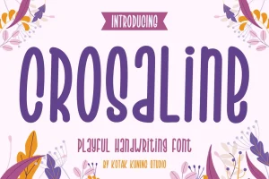 Crosaline – Playful Handwriting Font