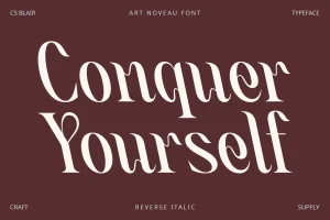 CS Blair – Art Nouveau Font