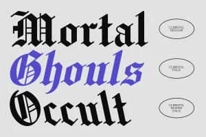 CS Bristol – Blackletter Font