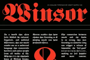 CS Chalise – Blackletter Font