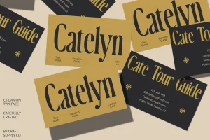 CS Damon – Condensed Font