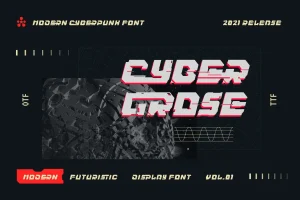 Cyberpunk Display Font