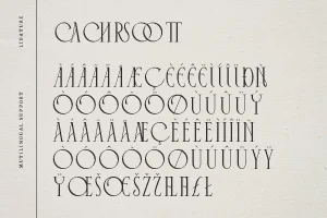 Cyrano – Elegant Modern Luxury Font