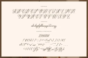 Dahlianti Angelina Calligraphy Font