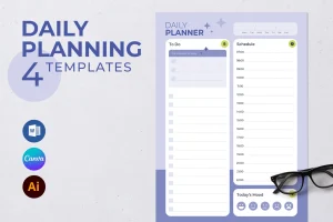 Daily Planner Templates for Word