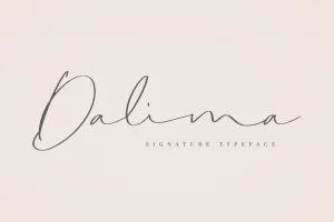 Dalima Signature Font