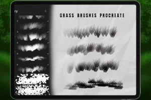 Dans Grass Brush Procreate