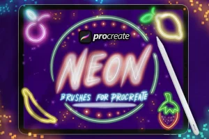 Dans Neon Light Brush Procreate