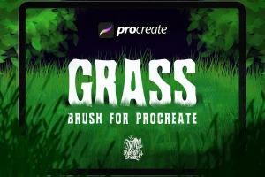 Dansdesign Grass Brush Procreate