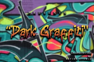 Dark Graffiti – Decorative Font