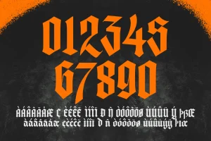 Dark Heritage – Modern Blackletter Style