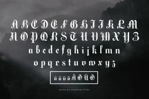 Darklands – A Blackletter Font