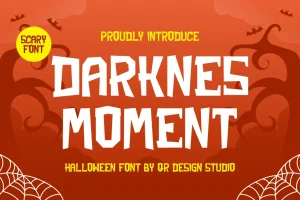 Darknes Moment – Halloween Fonts