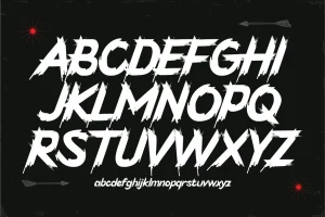 Deadcore – Metal Music Font