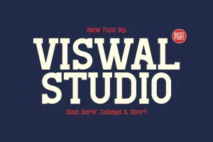 Deancog – Slab Serif & College Font