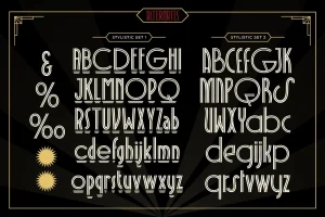 Decola Art Deco Typeface