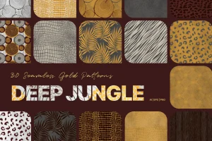 Deep Jungle Gold Patterns