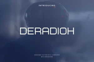 Deradioh – Futuristic Font