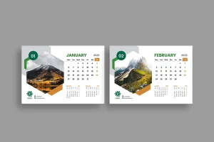 Desk Calendar 2025