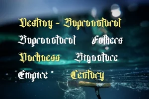 Despacio – Medieval Blackletter Font