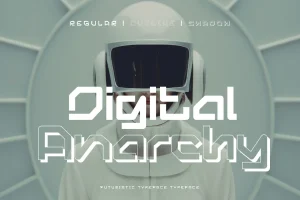 Digital Anarchy – Futuristic Typeface