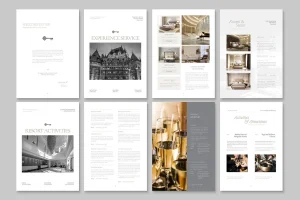 Digital Hotel Brochure Template