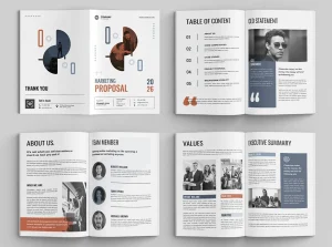 Digital Marketing Proposal Booklet Layout
