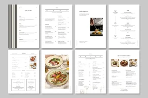 Digital Menu Template