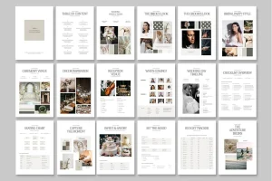 Digital Wedding Planner Template