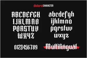 Distorsi Blackletters