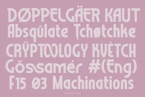 Dogurtlen Art Deco Font