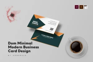 Dom Minimal Modern Business Card Design