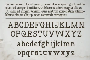 Duckies – A Typewriter Font