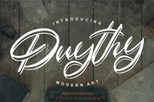Duythy | Modern Art Font