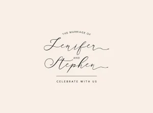 Elegant calligraphy font