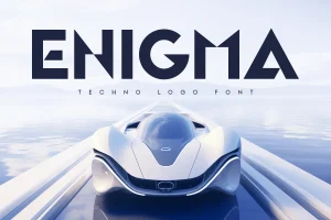 Enigma – Techno Logo Font