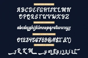 ES Magnitude – Bold Script Logo Font